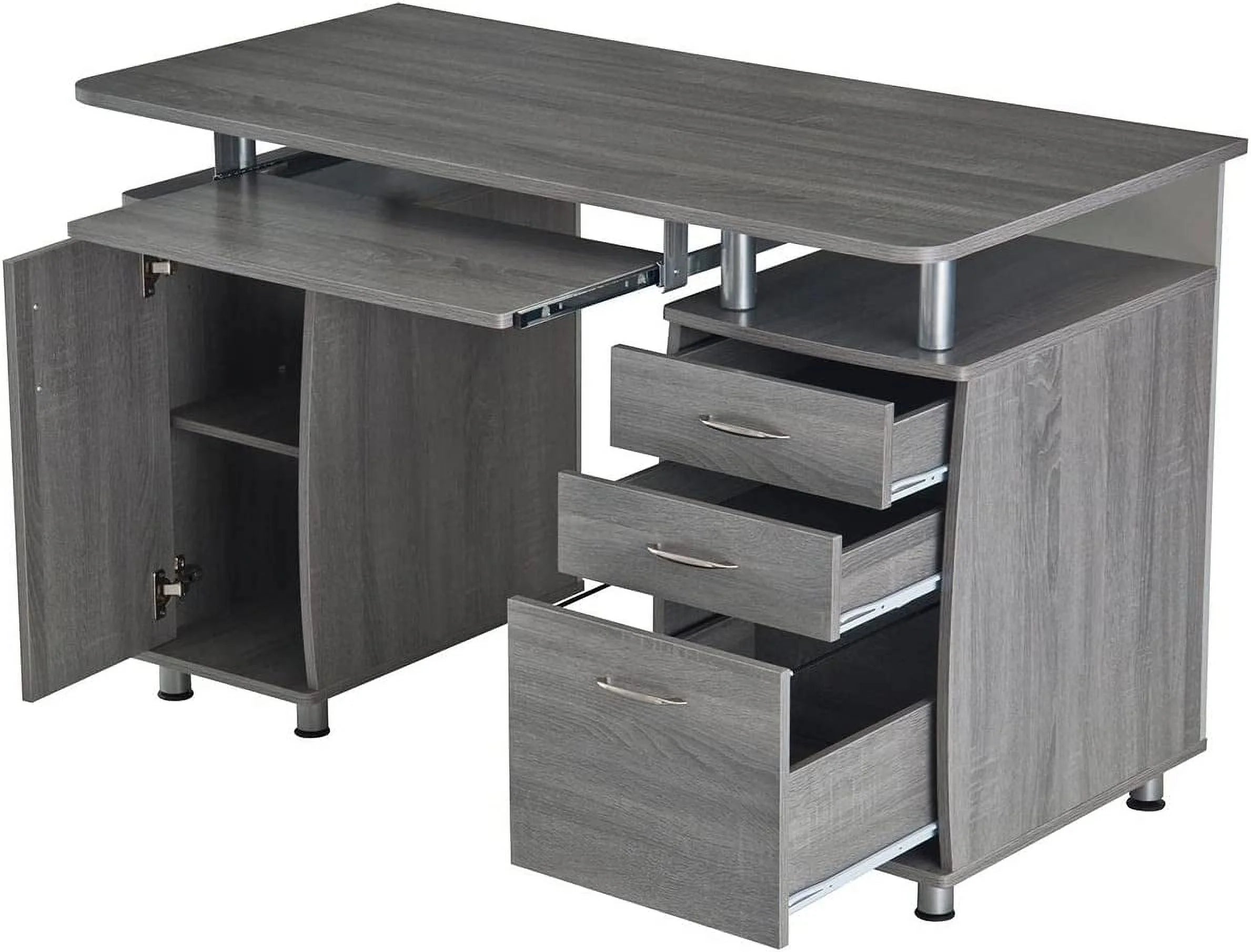 Gray Small Computer Desk M27748
