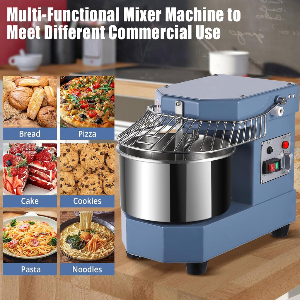 Dough Mixer 8.5Qt, 450W Dual Rotating with Stainless Steel Bowl K72119