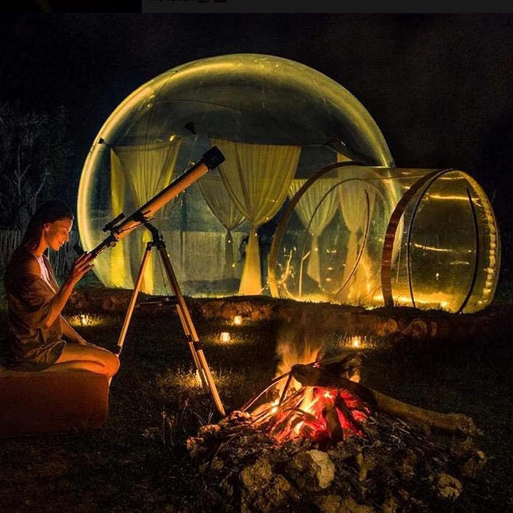 Inflatable Bubble Camping Tent with Single Tunnel Dome P400432