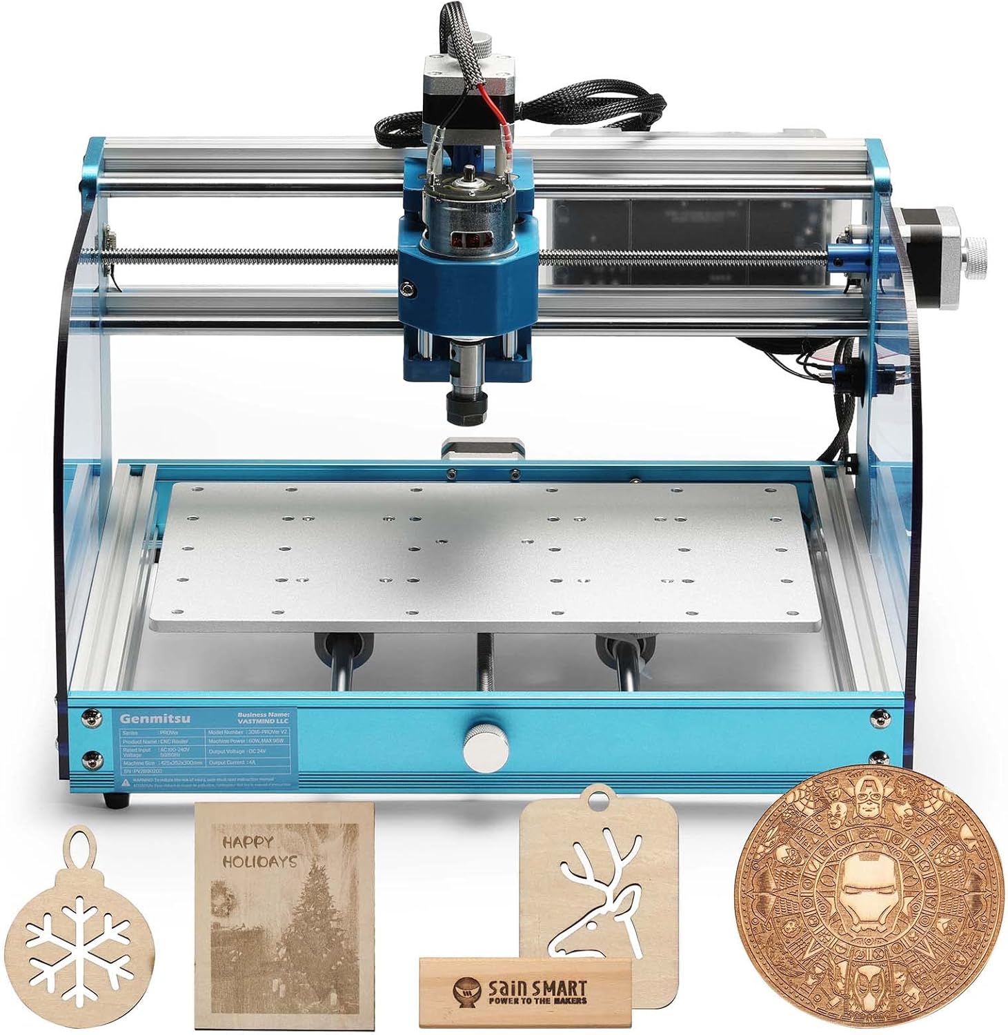 Desktop CNC Router Machine with GRBL Offline Control P256