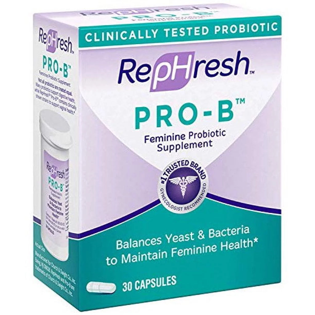 Probiotic Feminine Supplement Capsules, 30 Count K766821
