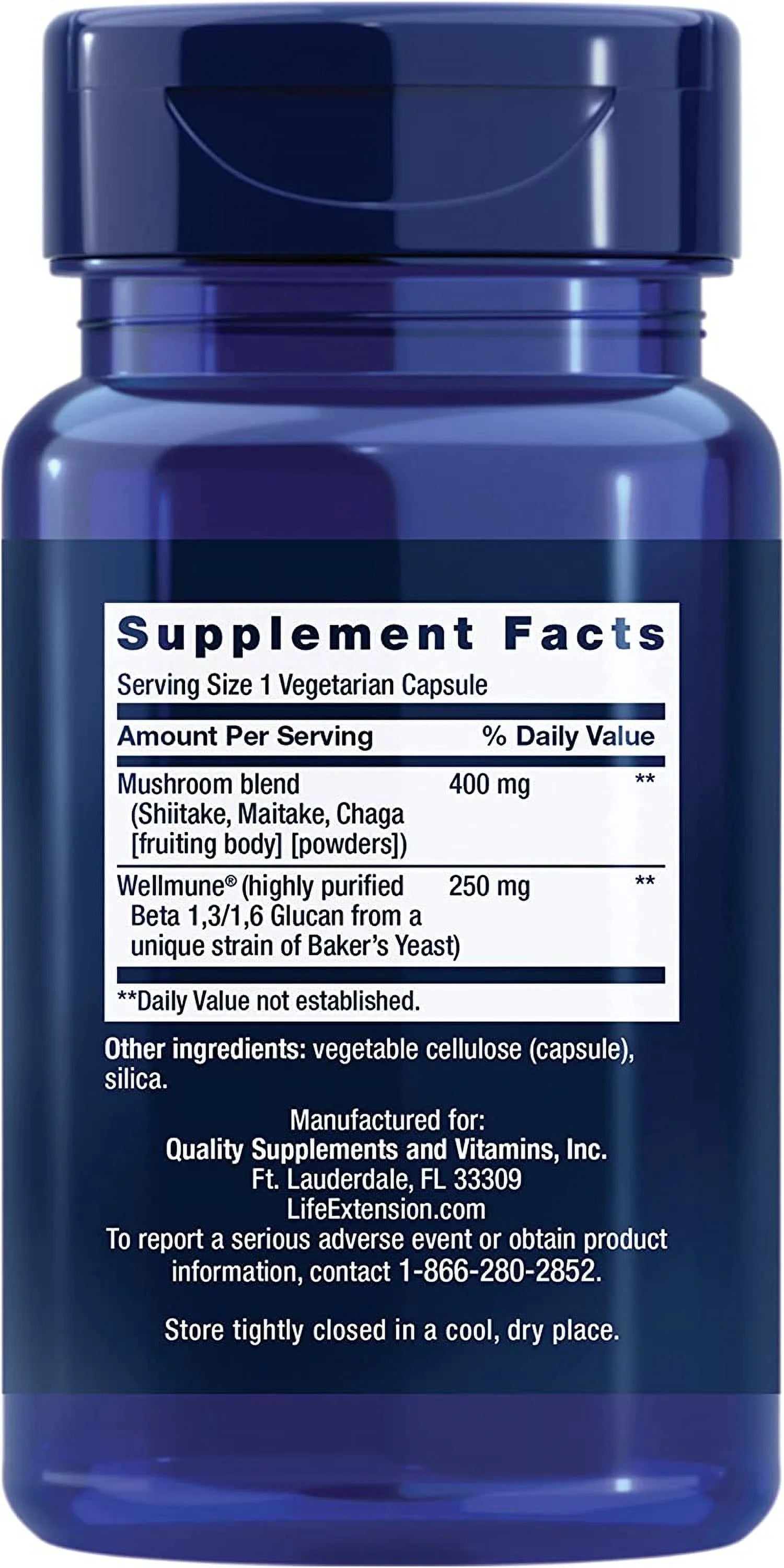 Mushroom Immune Supplement with Beta Glucans S64358