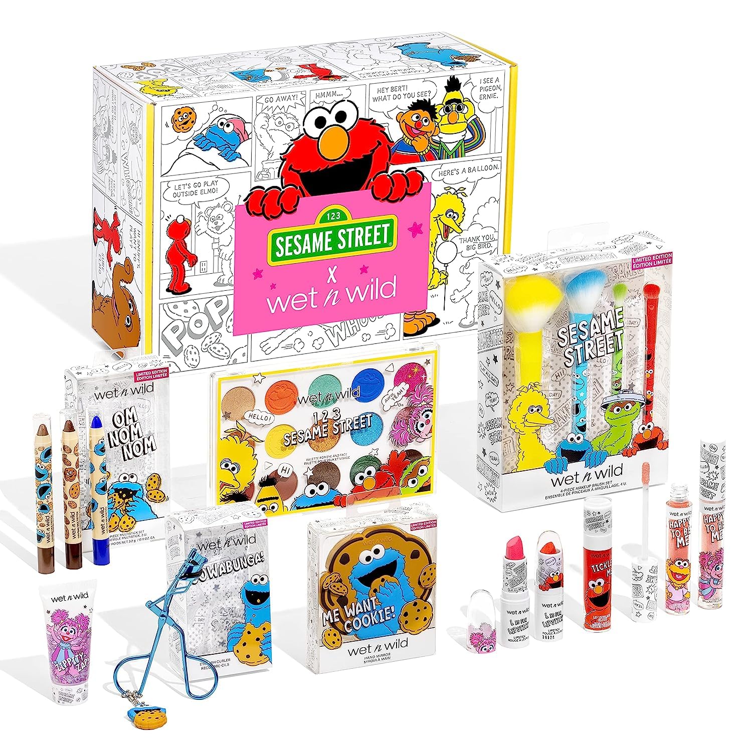 Makeup Set with Brushes, Palettes & Lip Glosses F594