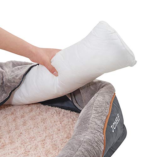 Orthopedic Memory Foam Dog Bed Replacement Bolster Insert E1069