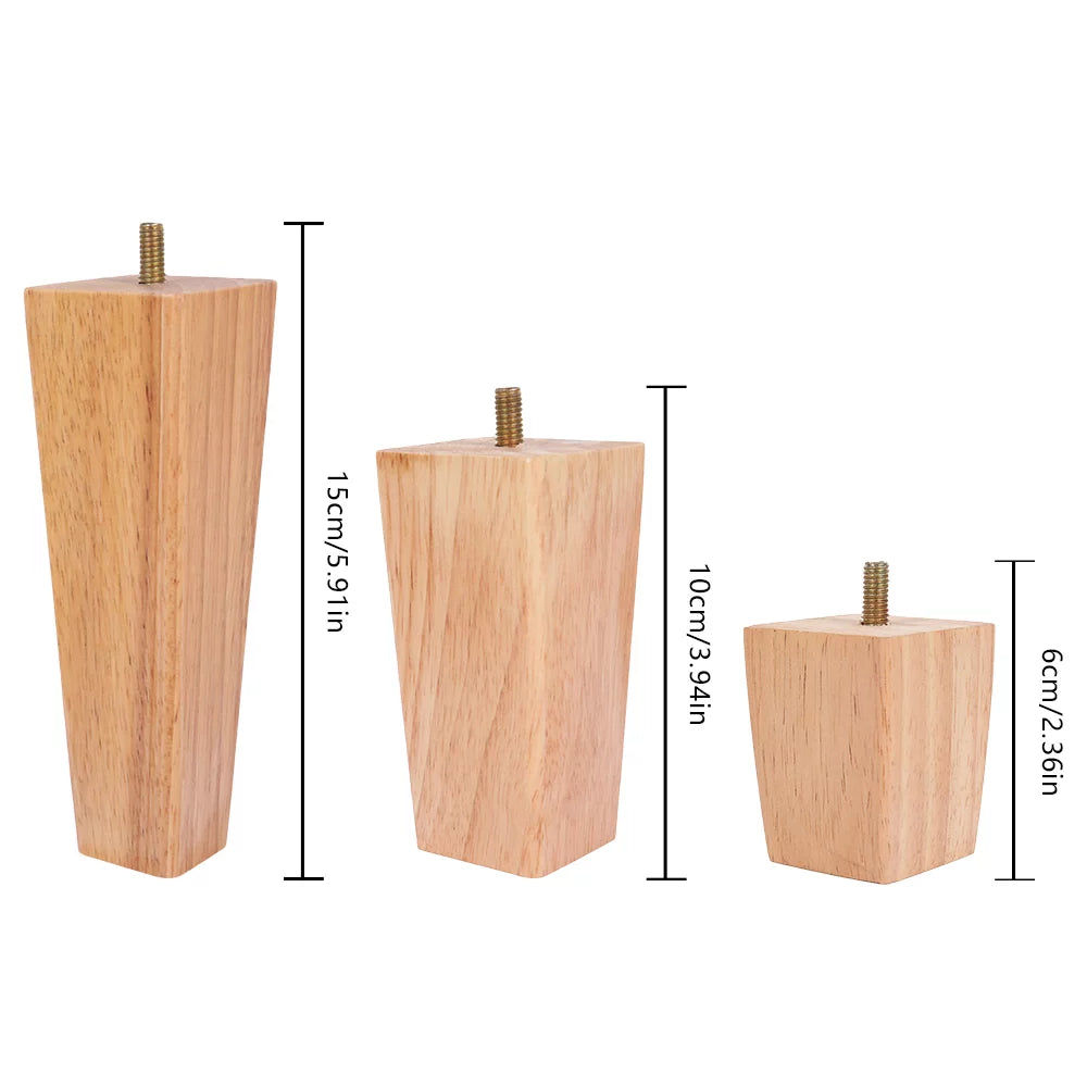 Wooden Sofa Legs Set of 4 Replacement Furniture Legs C520438