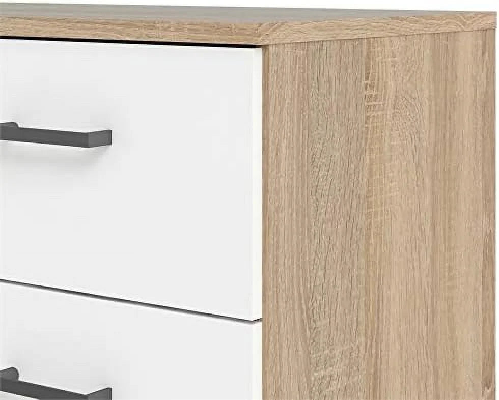 White Oak Double Dresser 8 Drawers Z870600