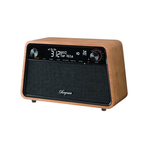 HD Radio AM/FM Bluetooth Wooden Cabinet Radio Y781