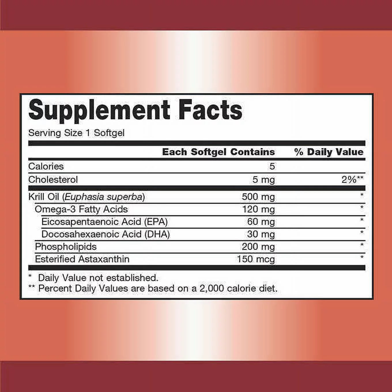 Krill Oil 500 mg, 160 Softgels J151