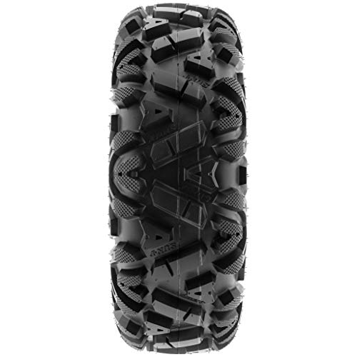 Set of 2 ATV UTV Off-Road Tires 25x8-12, 6 Ply Tubeless B2435