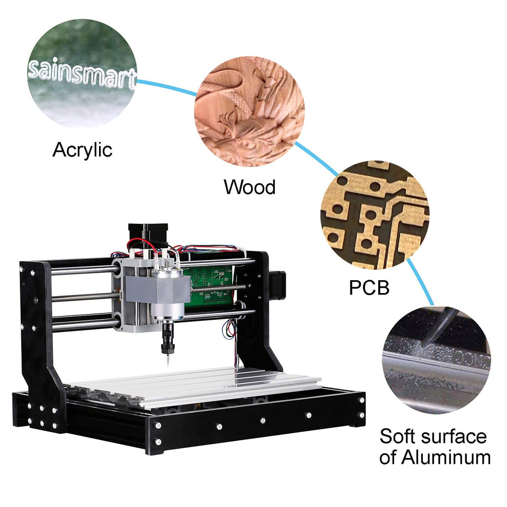 CNC Router Machine with Brushless Motor Spindle Kit W3668