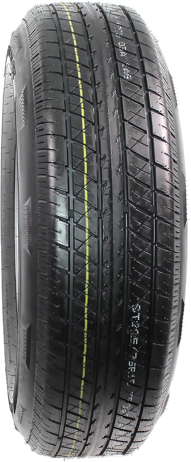 2-Pack Radial Trailer Tire on Rim ST225/75R15 15 LRD 6 Lug Silver Modular Wheel H53276