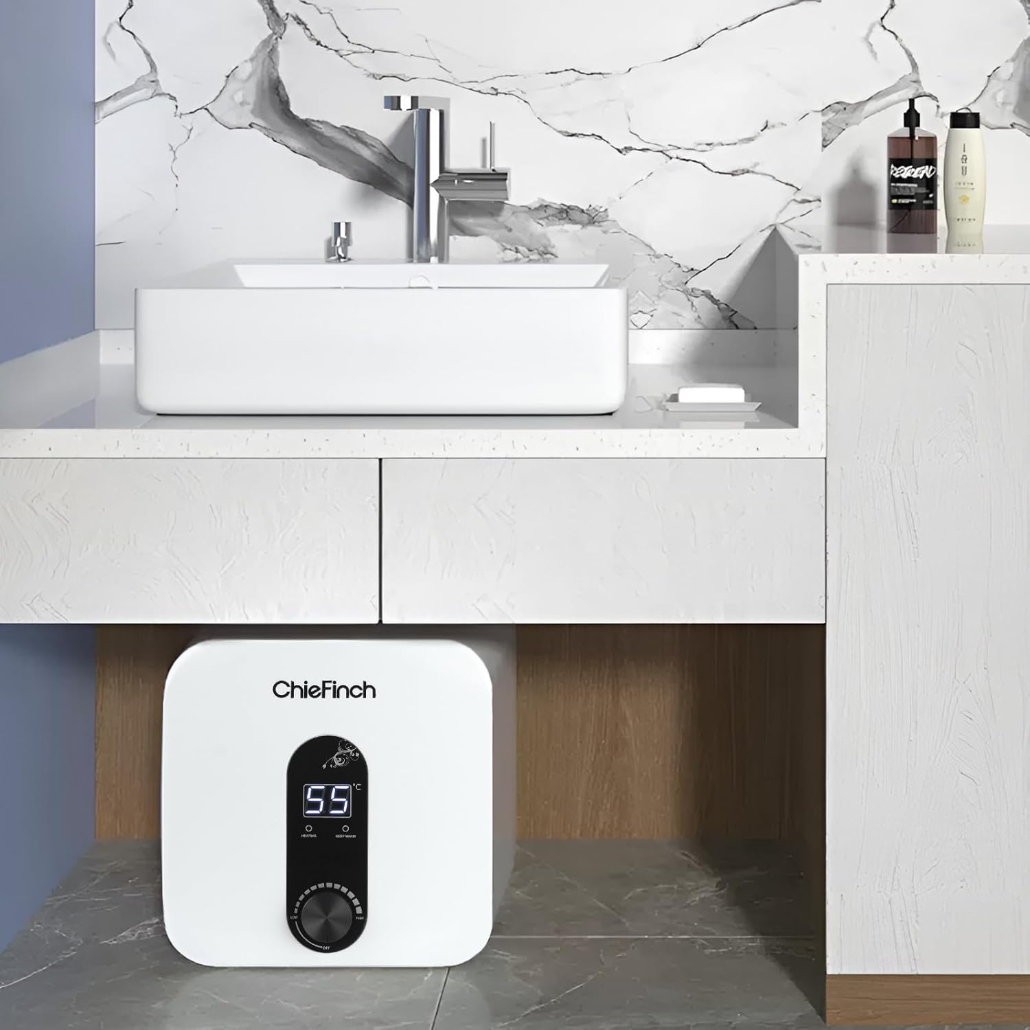 Under Sink Electric Water Heater 2.6 Gallon Point of Use Instant Hot Water, 110V 1500W G495