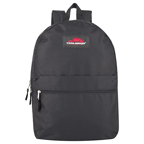 Classic 17 Inch Backpack with Adjustable Padded Shoulder Straps F2601
