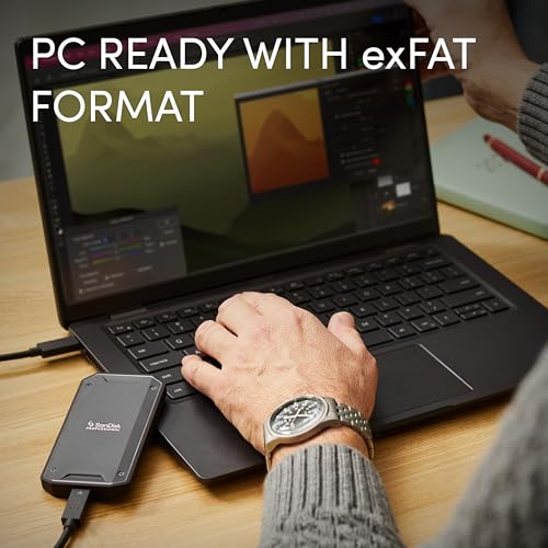 4TB External Solid State Drive, Thunderbolt 3, IP68 Water Resistance P4709