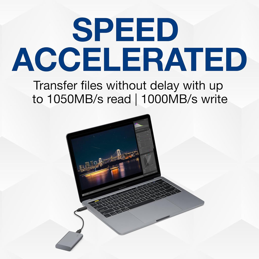 Portable SSD 2TB USB-C, Space Grey X291537