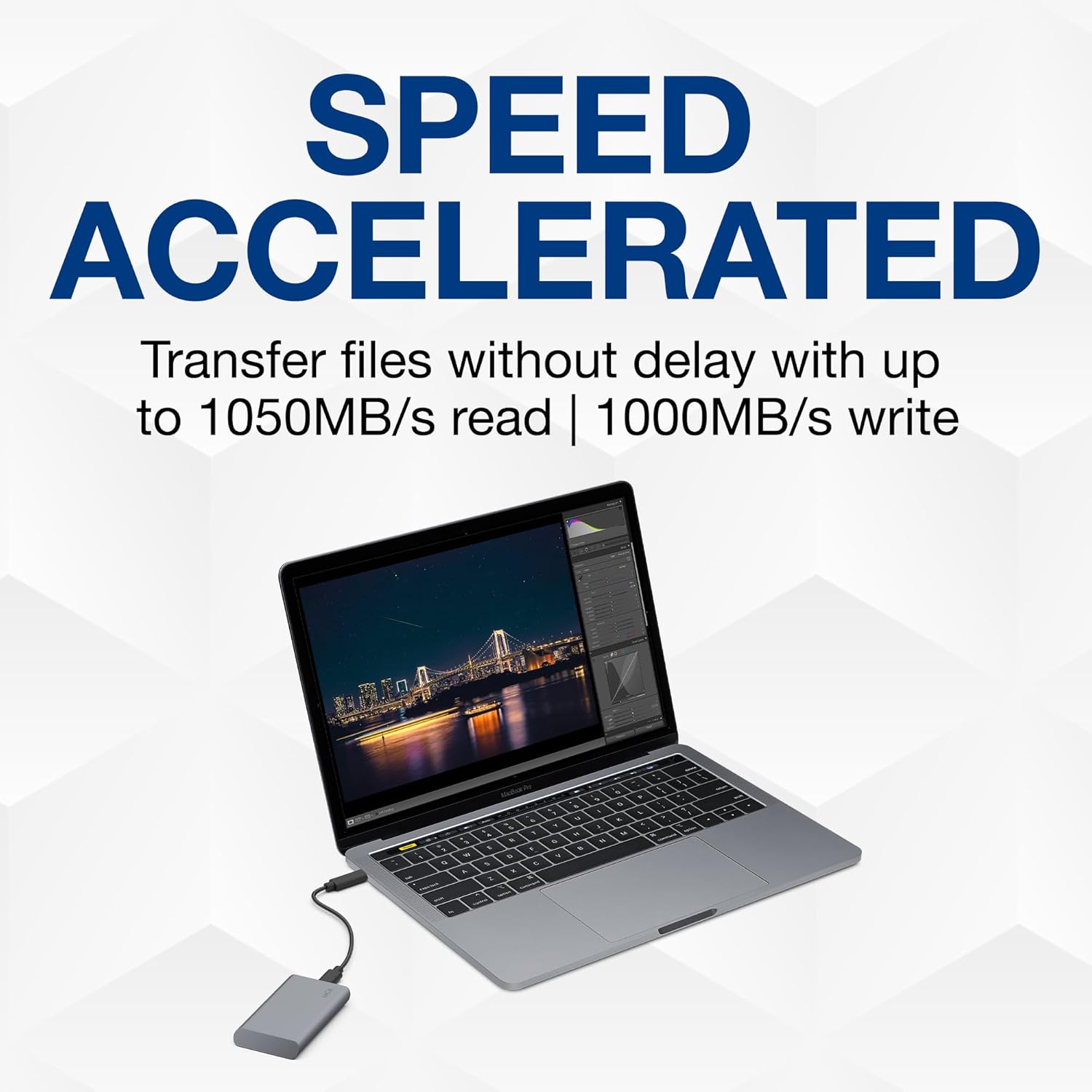 Portable SSD 2TB USB-C, Space Grey X291537