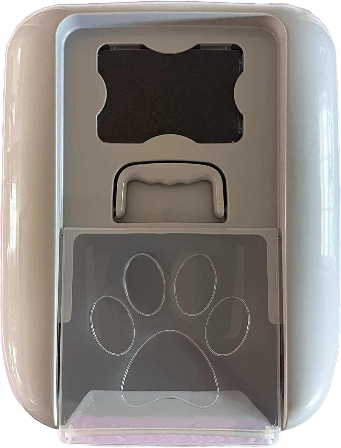 Covered Cat Litter Box with Flip Top Odor Door Lid D924