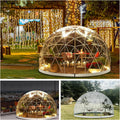 12FT Bubble Tent Dome, Outdoor Geodesic Dome Tent for 4-8 Person, Upgraded Garden Igloo with Triangular Transparent Window, Waterproof Clear Dome Tent Suitable for Camping, Party, Christmas Day