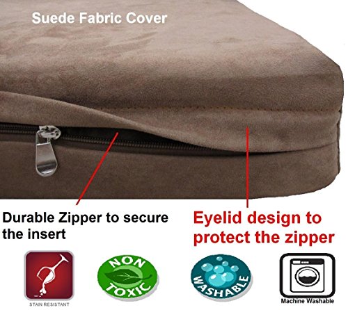 Orthopedic Memory Foam Dog Bed for Large Dogs, Waterproof, Washable Cover Z4544