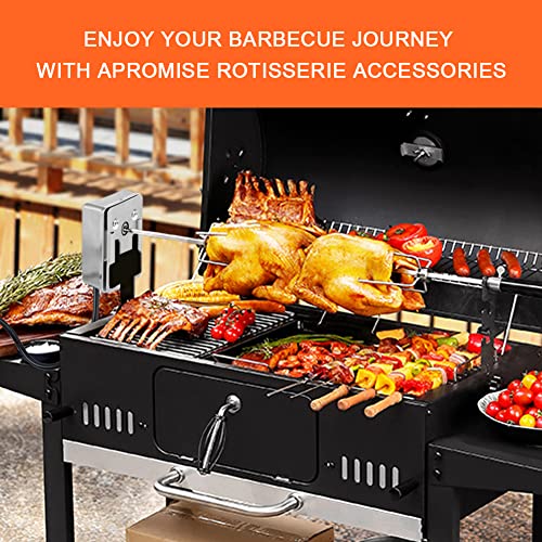 Electric Rotisserie Spit Motor for Grill, 110V, Holds Up to 30 lbs J666902