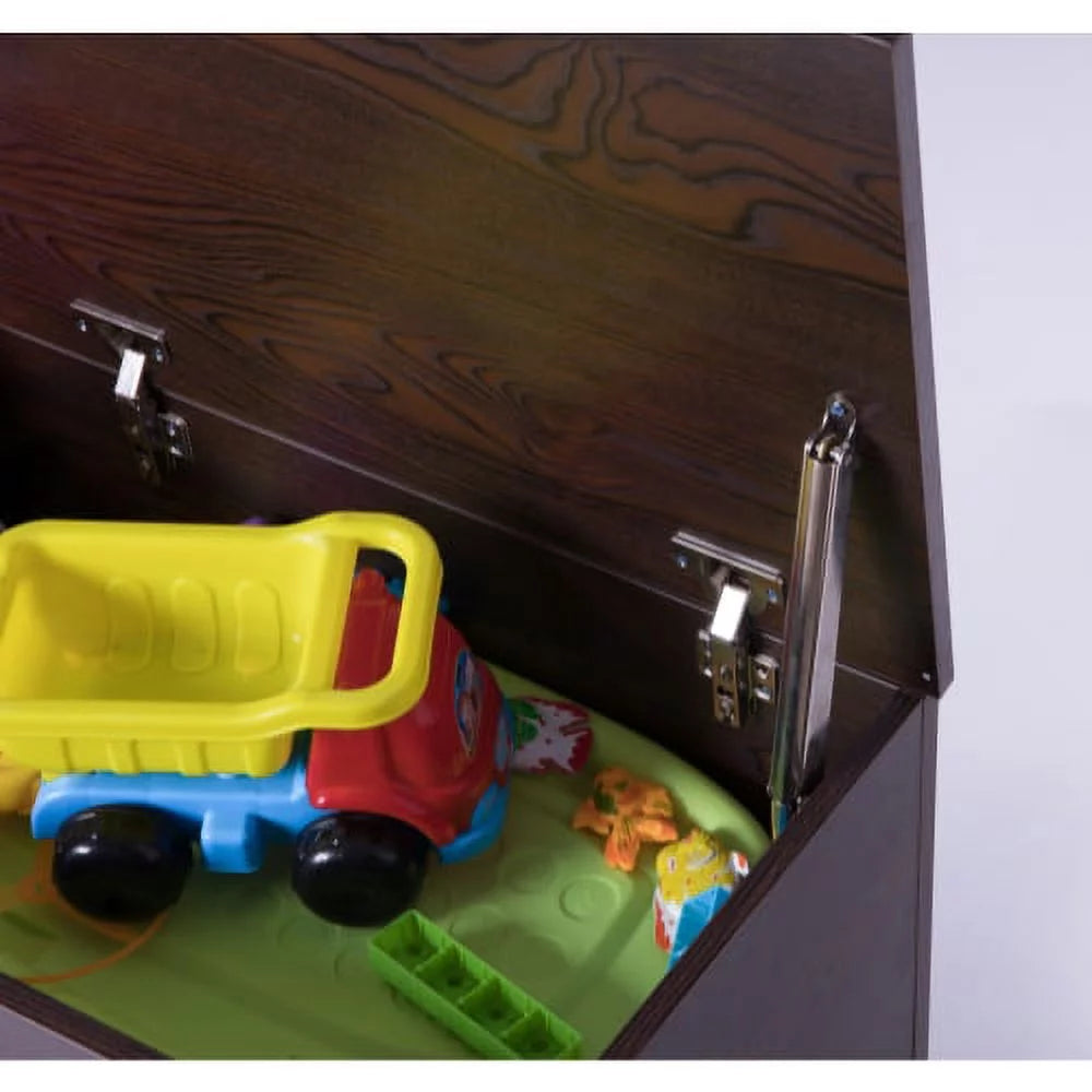 Wooden Toy Box with Storage, Brown Z475880