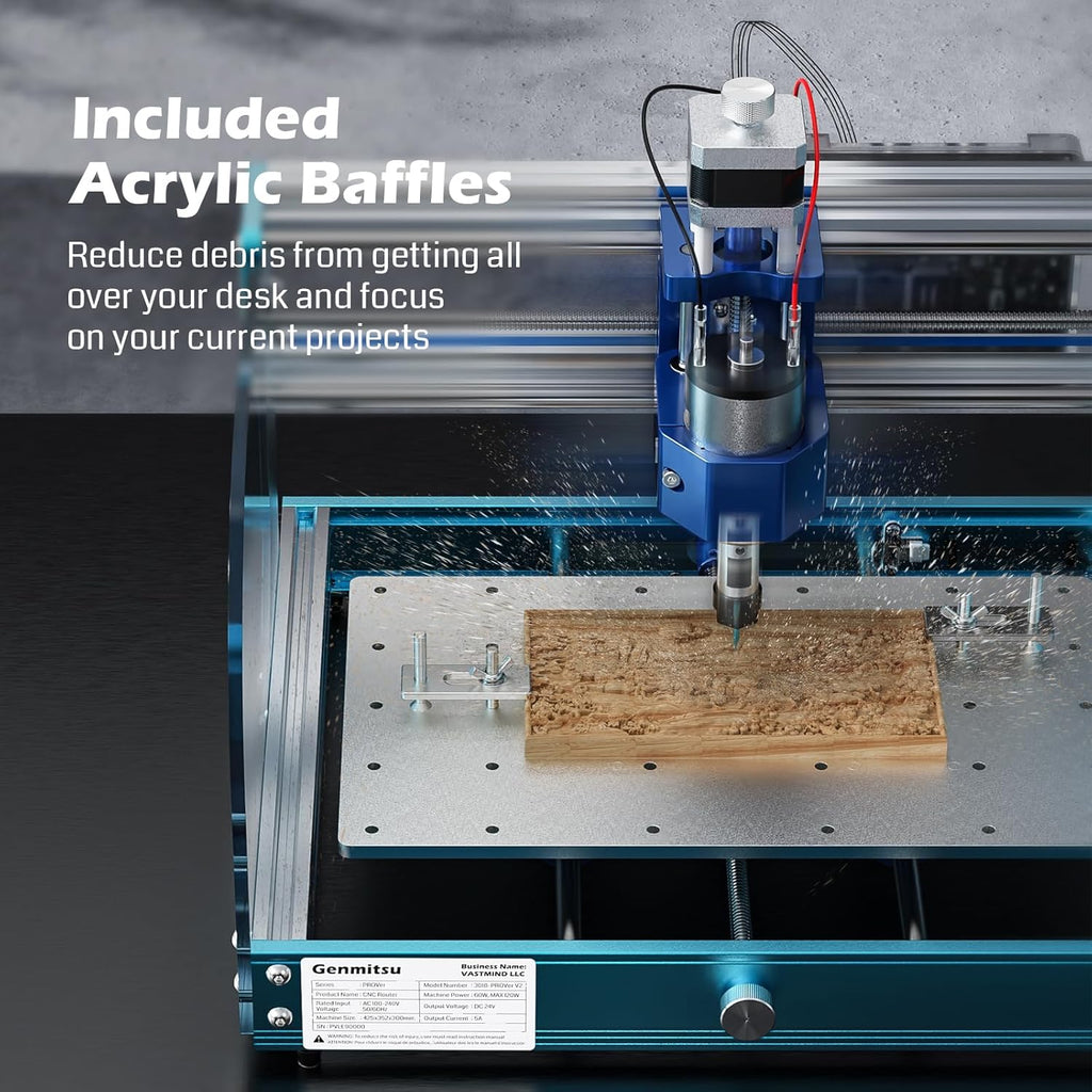 CNC Milling Machine, Desktop CNC for Beginner with Offline Controller V844735
