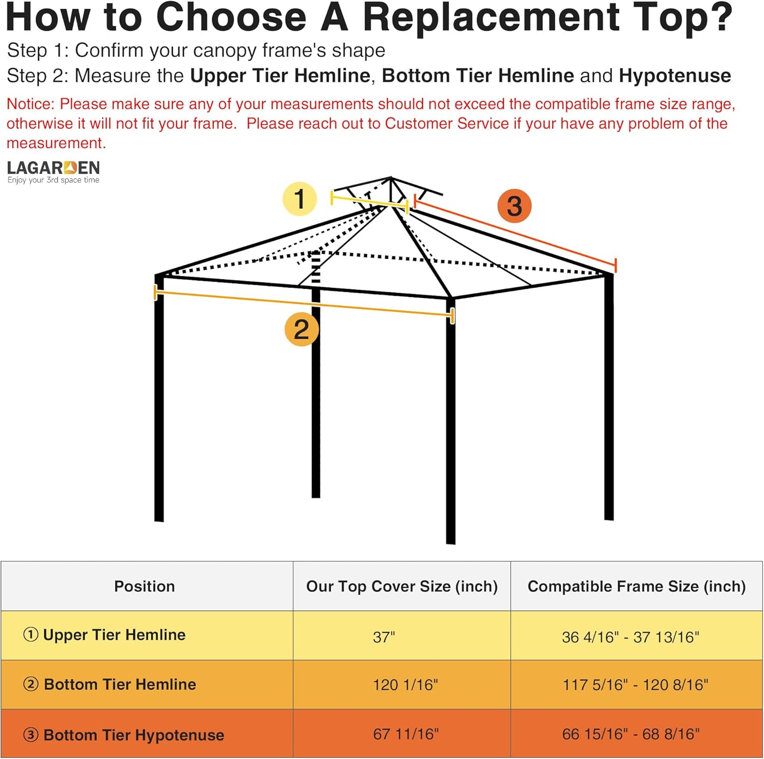 10'x10' Gazebo Top Replacement Mesh Net for 2 Tier Outdoor Canopy A9082