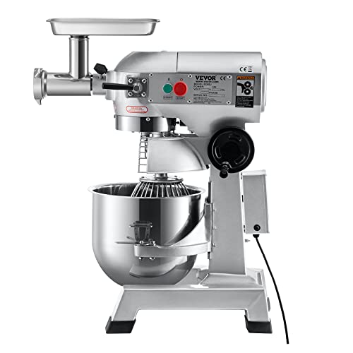 Commercial Food Mixer, 8.5Qt, 450W, Dual Rotating Dough Kneading Machine with Stainless Steel Bowl G439180