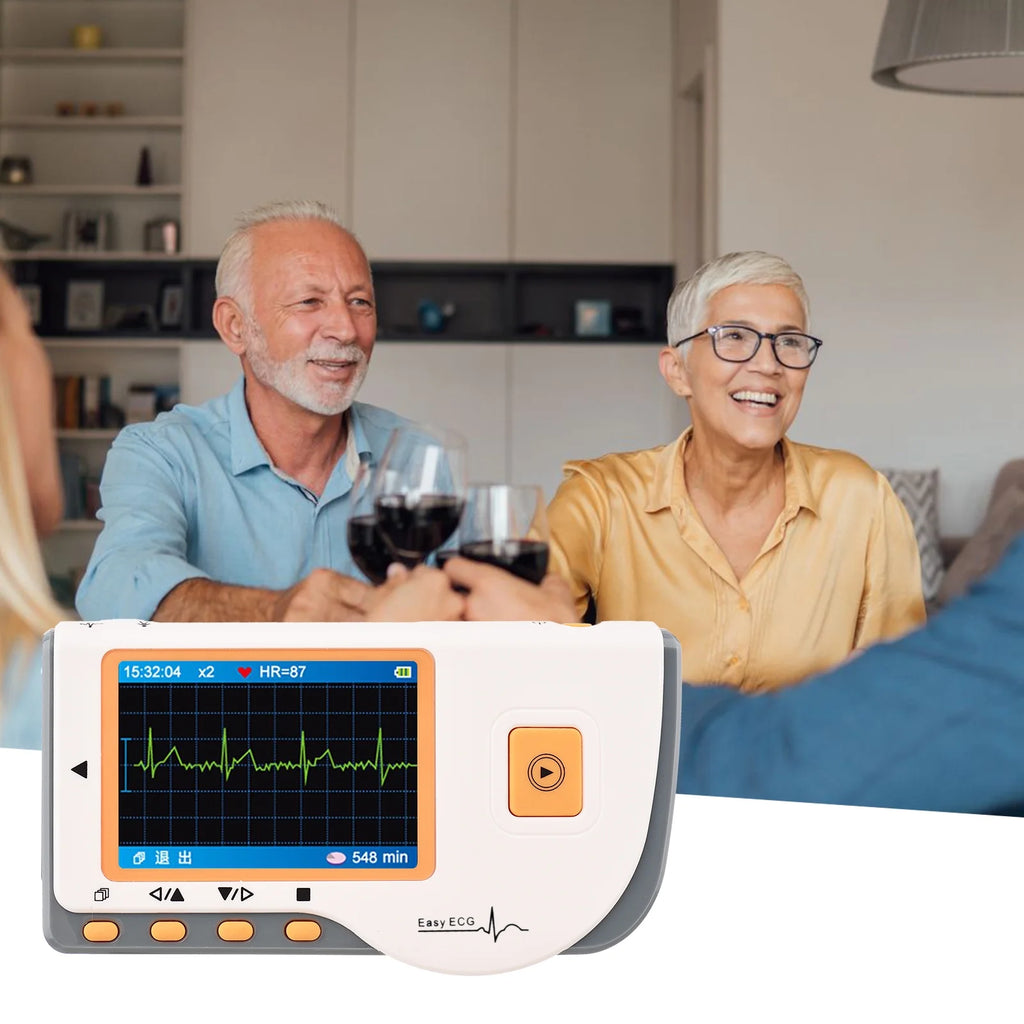 Handheld LCD Home EKG Device with USB Cable N5273