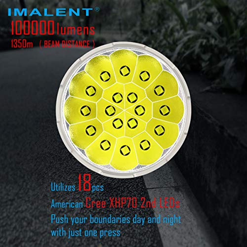 Powerful Bright Flashlight 100,000 Lumens Rechargeable LED A512261