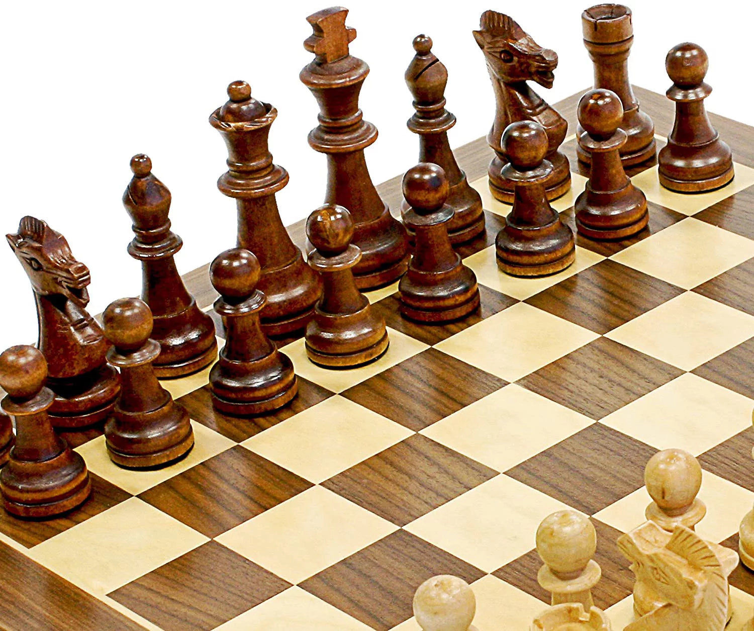 Wood Chess Set - 15 in. - 3.75 in. King Z8677