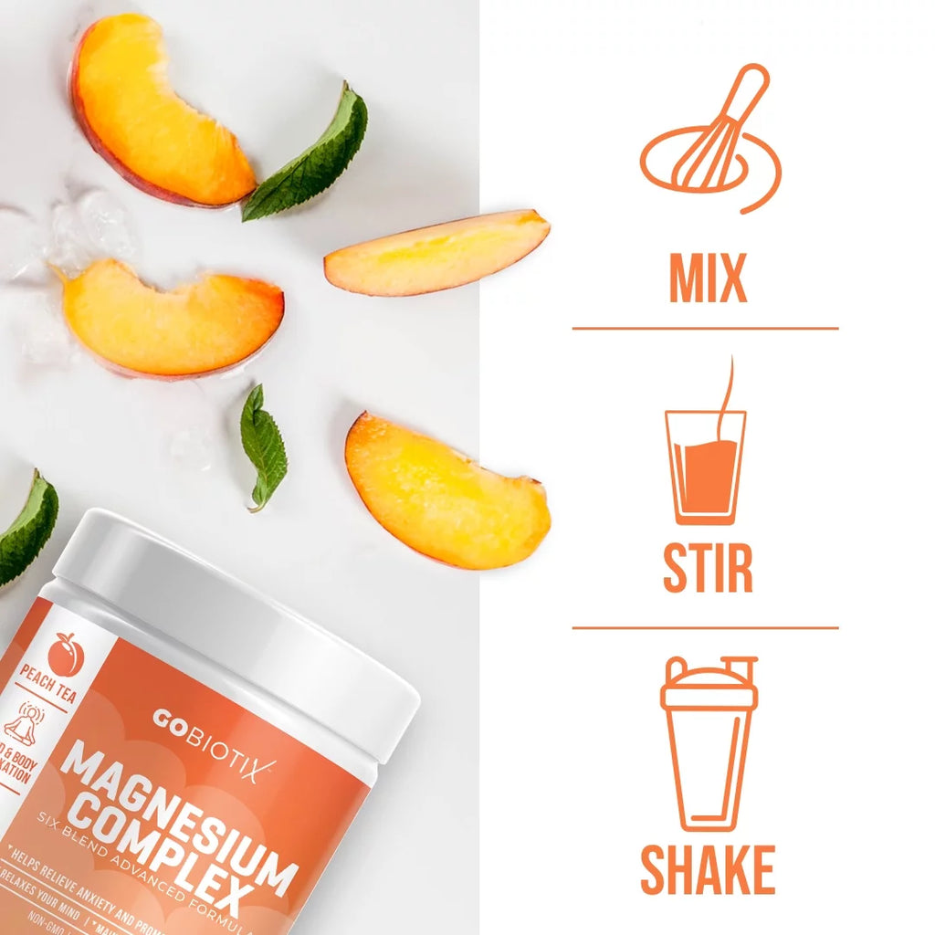 Magnesium Complex Powder Supplement for Sleep, Stress Relief, Muscle Relaxation S894
