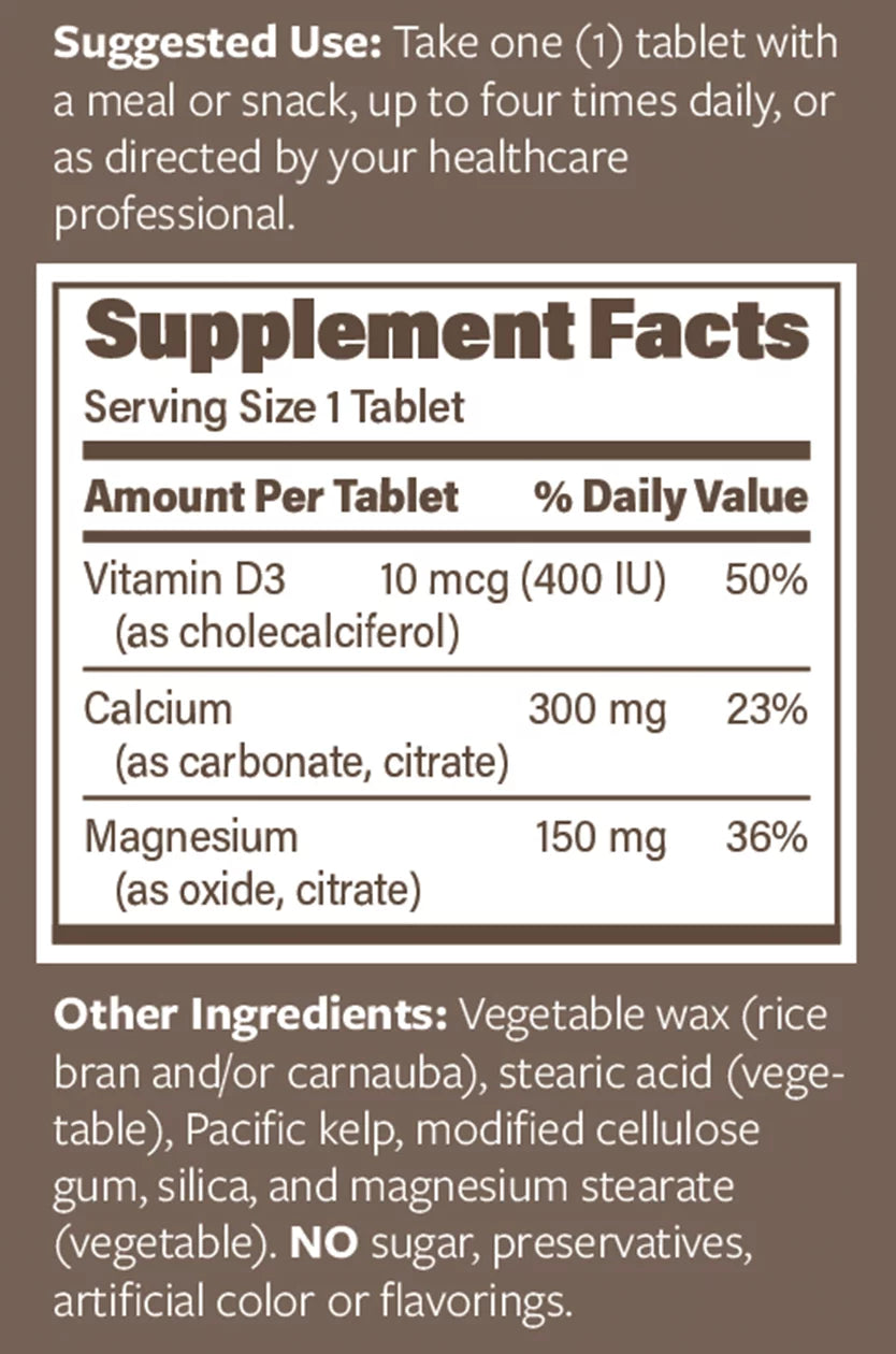 Calcium Magnesium Supplement, 300 Tablets M462