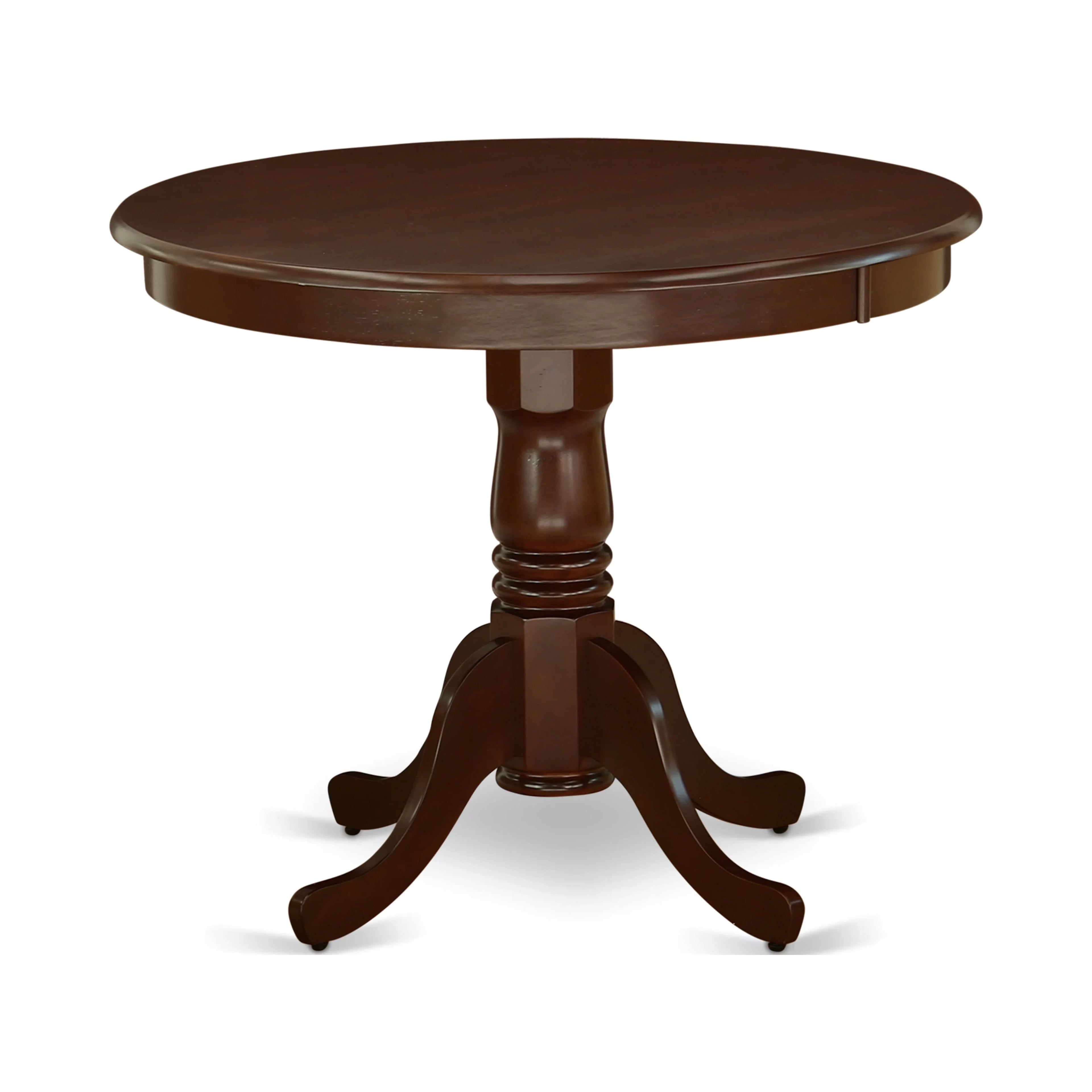 Antique 5-Piece Dining Chair and Round Table Set in Mahogany G511