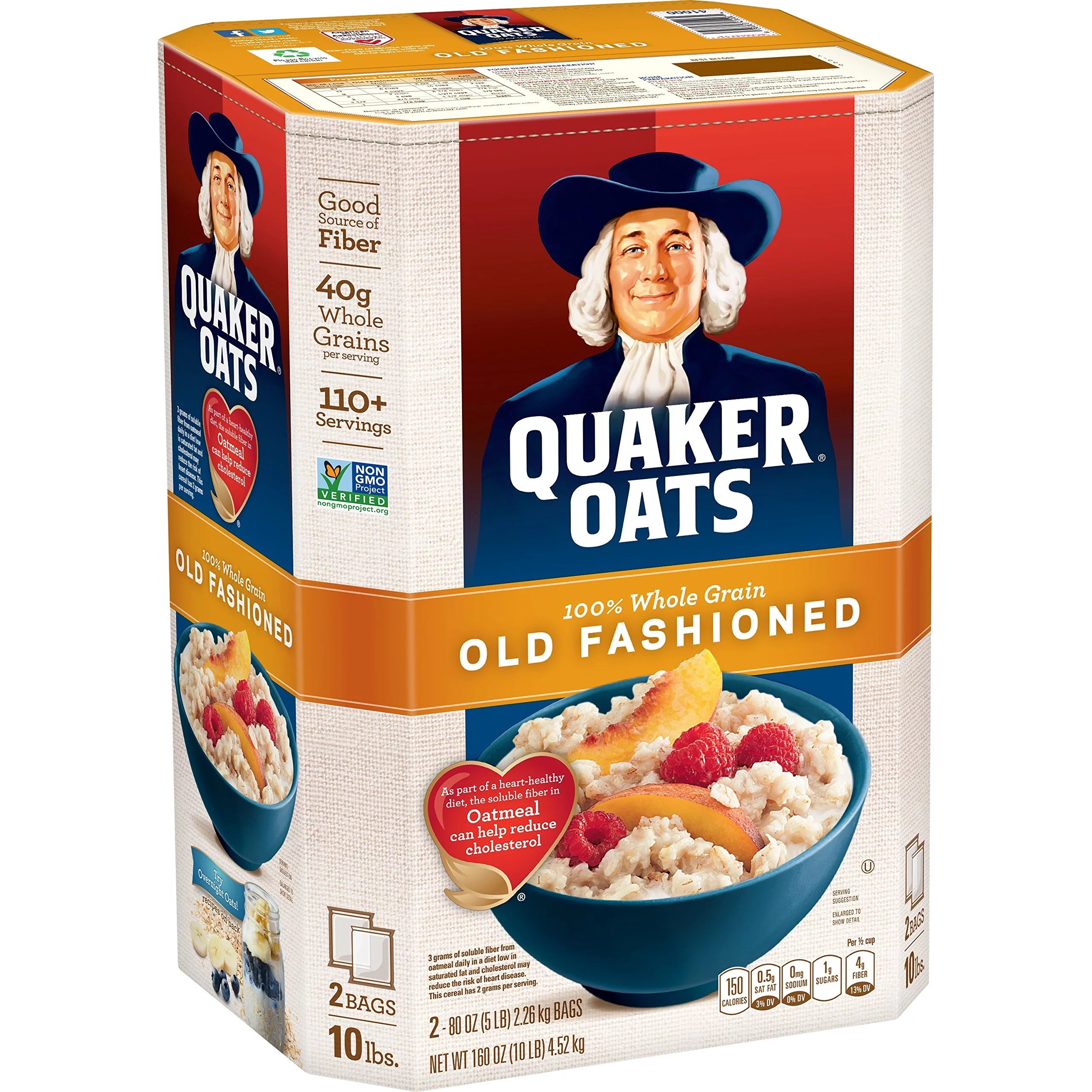 Old Fashioned Oats, 2.5 Lb Bags, 10-Lb Total A410971