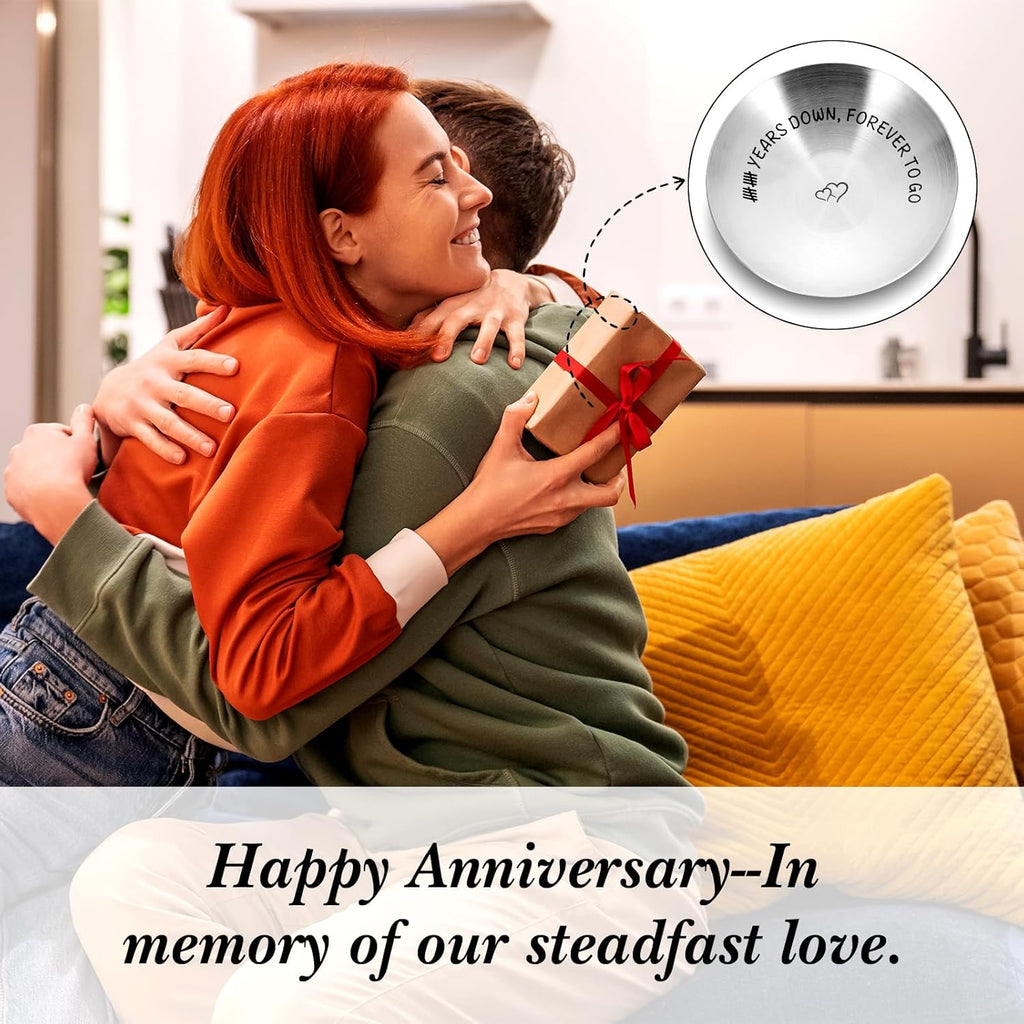 10 Year Anniversary Gift for Wife Husband Ring Holder Decorations Y7958
