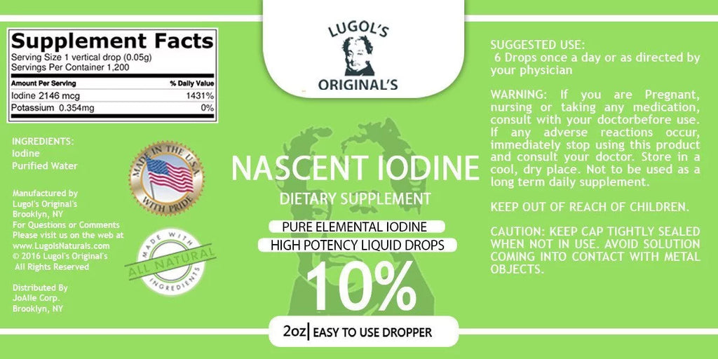 Nascent Iodine Liquid Drops 2oz C7588