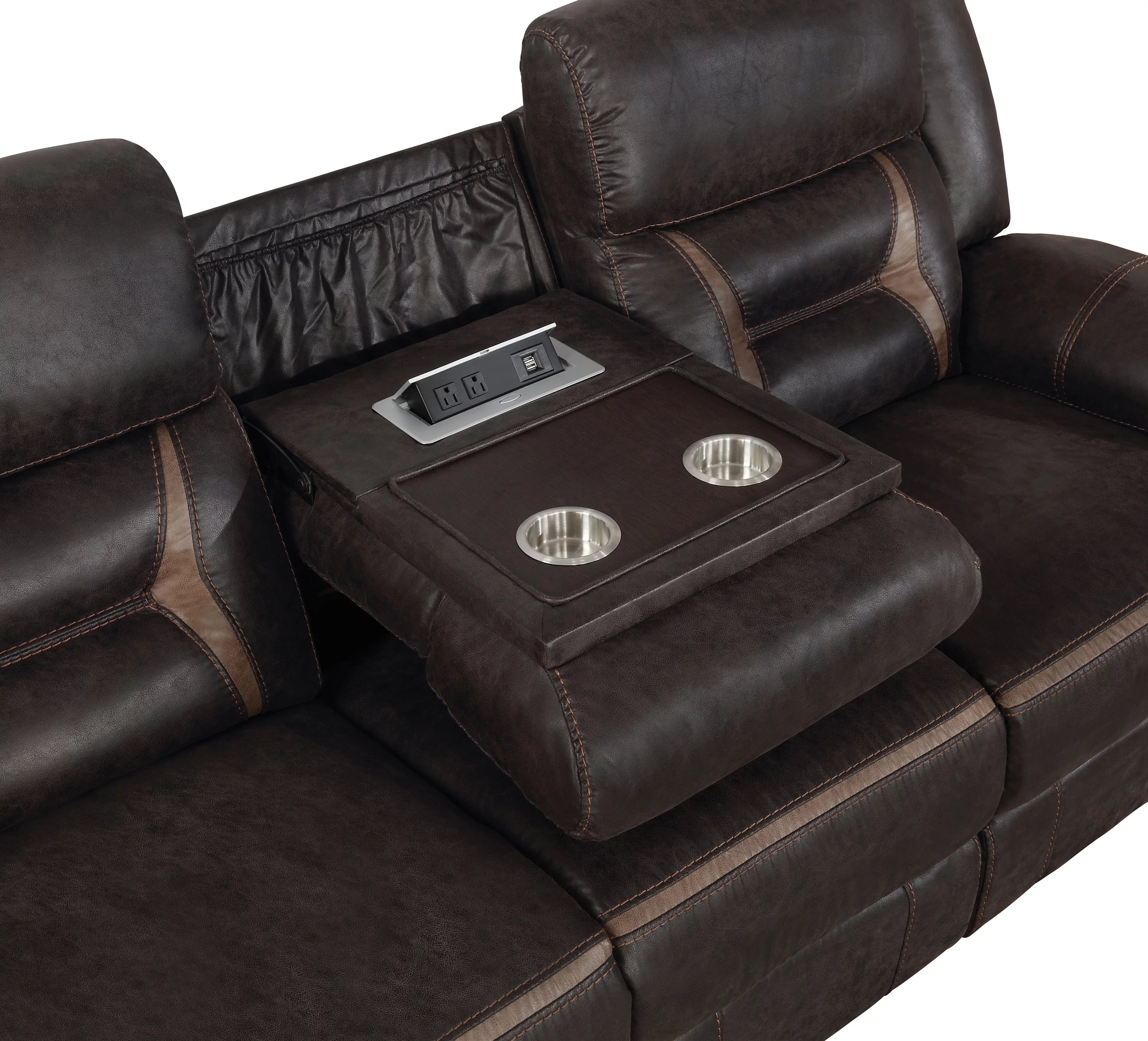 Tufted Back Motion Sofa E33678
