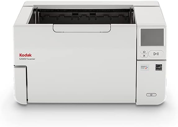 Kodak - 8001919 - Kodak S2085f - Document Scanner - Dual CIS - Duplex - 8.5 in x 160 in - 600 dpi x 600 dpi - up to 85 ppm (Mono) / up to 85 ppm (Color) - ADF (300 Sheets) - up to 20000 scans per Day
