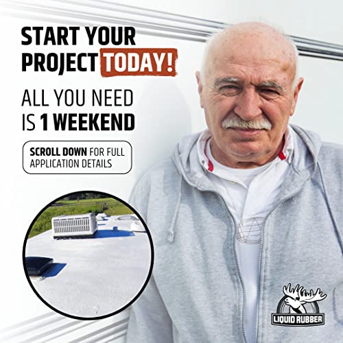RV Roof Coating - Solar Reflective Sealant, Waterproof, 1 Gallon A976497