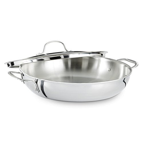 12-Inch Tri-Ply Stainless Steel Omelette Pan G19320
