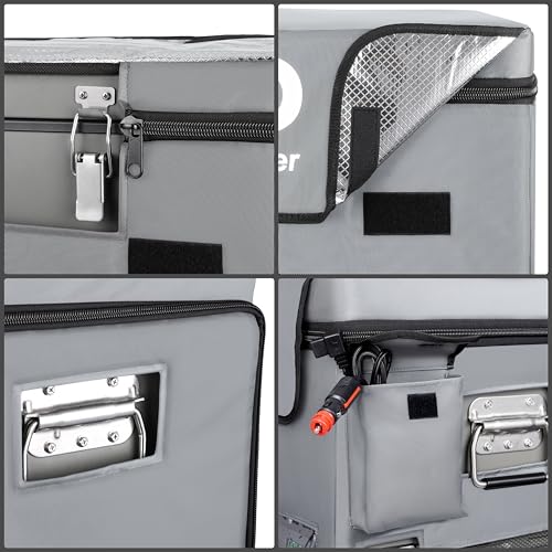 63Qt Dual Zone Portable Car Refrigerator Freezer Z824661
