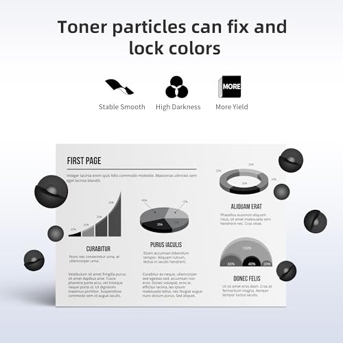 Toner Cartridge for HP Printer, Black 2-Pack Y13722