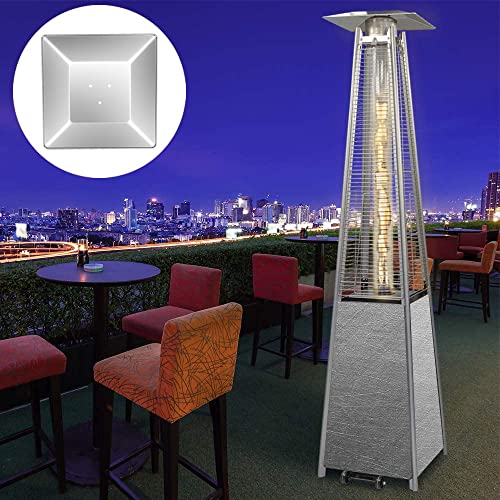 Aluminum Patio Heater Reflector Shield, 4 Sided Replacement Part P689735