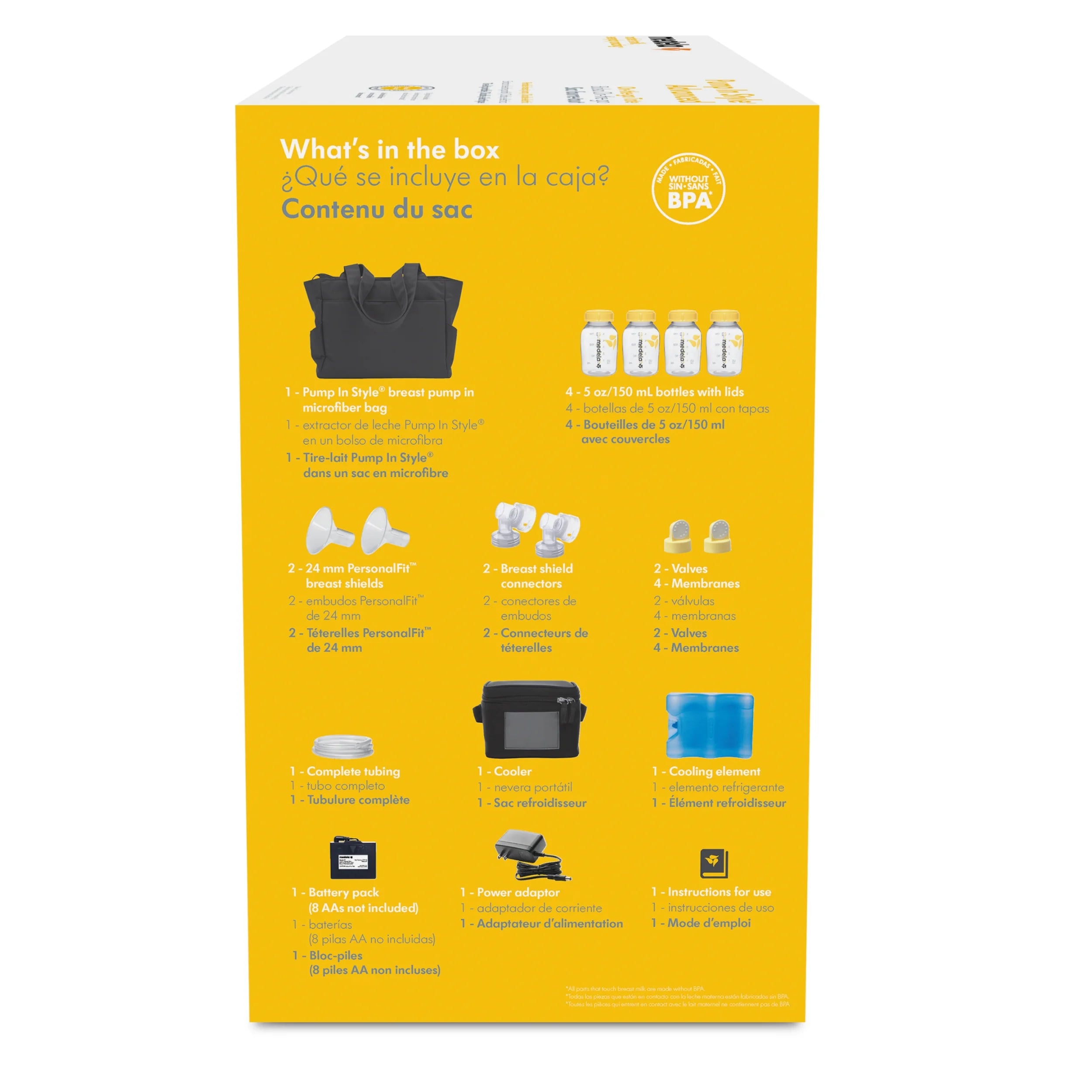 Breast Pump with On-the-go Tote and International Adapter U7274