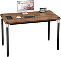Computer Desk 47" Home Office Writing Small Desk, Modern Simple PC Table, Sturdy Workstation, Walnut