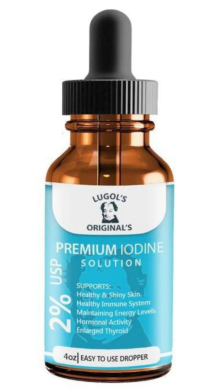 2% Lugols Iodine Solution Drops 4 oz I349761