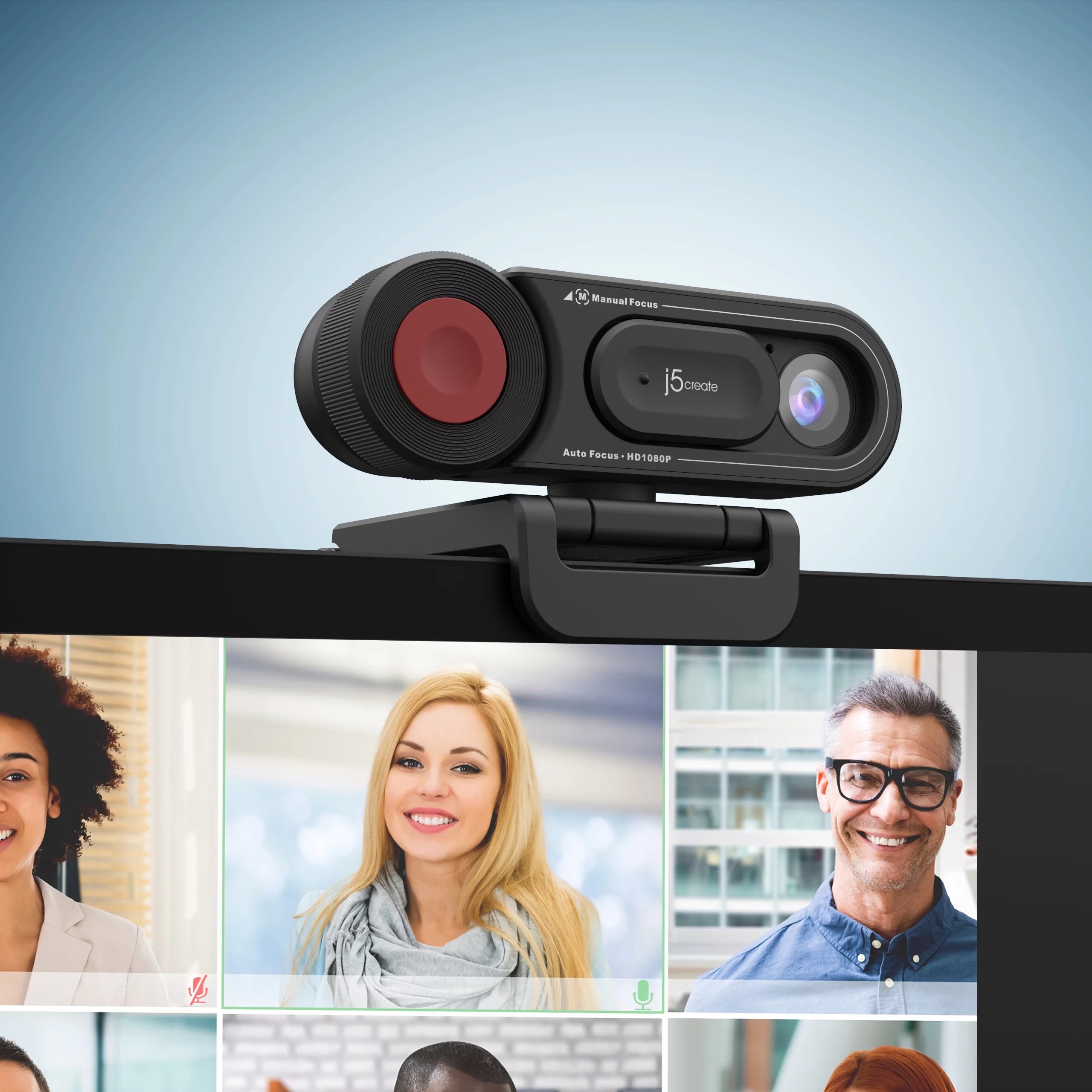 HD Webcam with Auto & Manual Focus Switch S9308