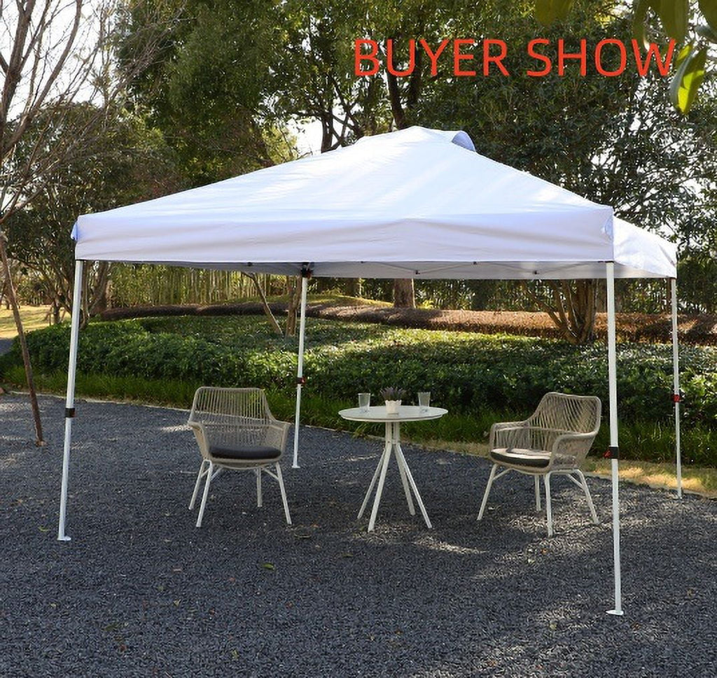 Pop Up Canopy Tent 10x10ft Waterproof Portable with Wheeled Bag F2066