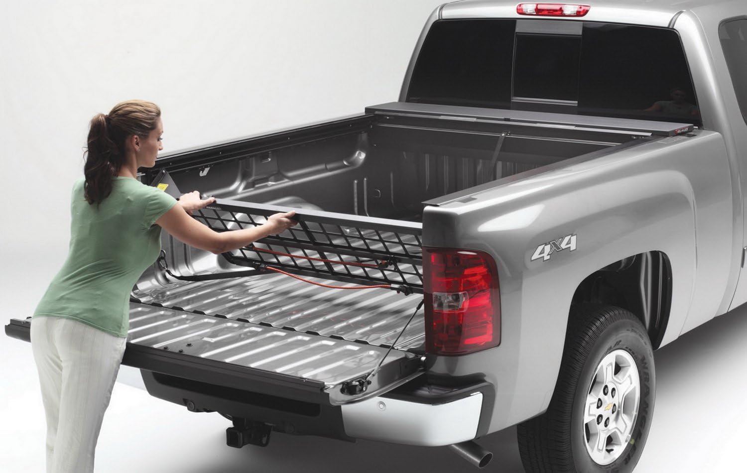Rolling Truck Bed Divider Cargo Manager F64949